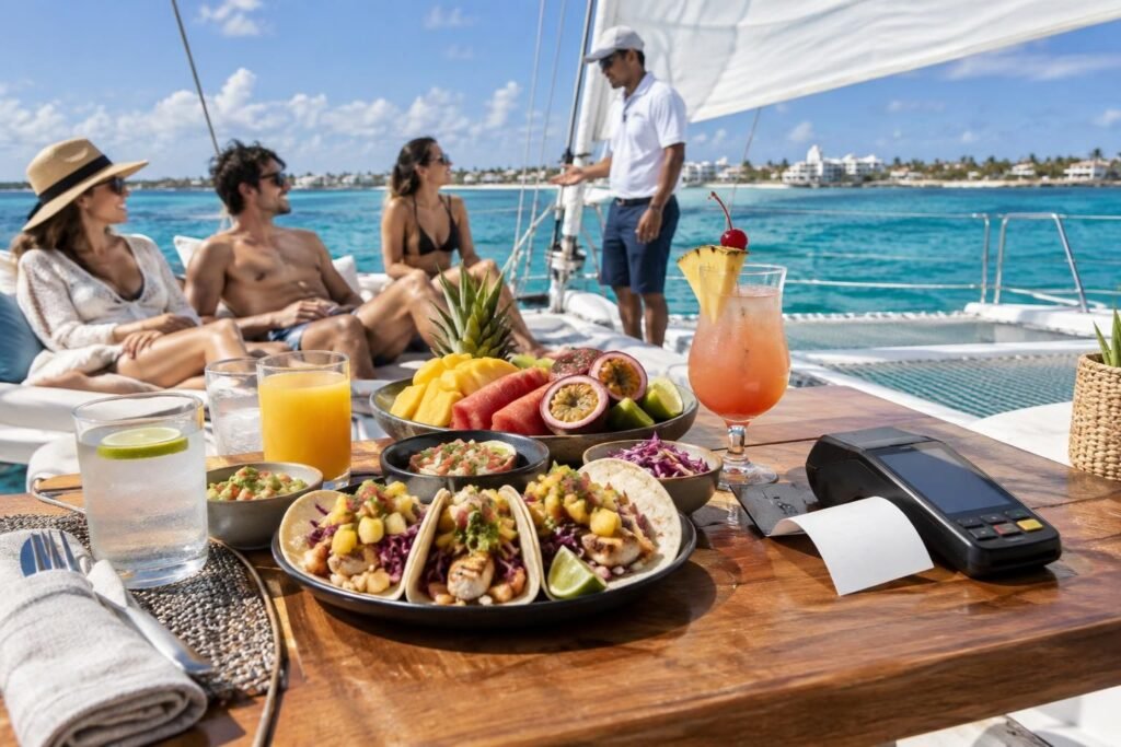découvrez ce qui est inclus dans le tarif d’une excursion en catamaran à isla mujeres : repas, boissons, taxes et éventuels frais supplémentaires.